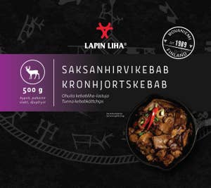 Lapin Liha Kronhjortkebab Fryst