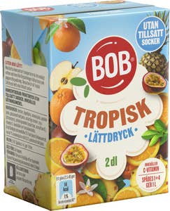 BOB Lättdryck Tropisk Koncentrat