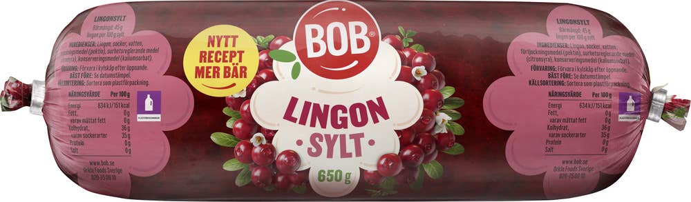 Bob Lingonsylt Refill