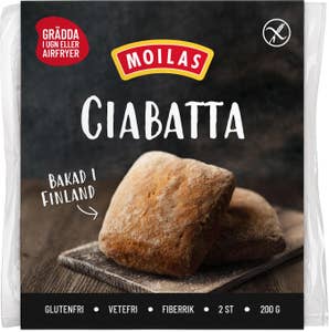 Moilas Ciabatta Glutenfri 2-p