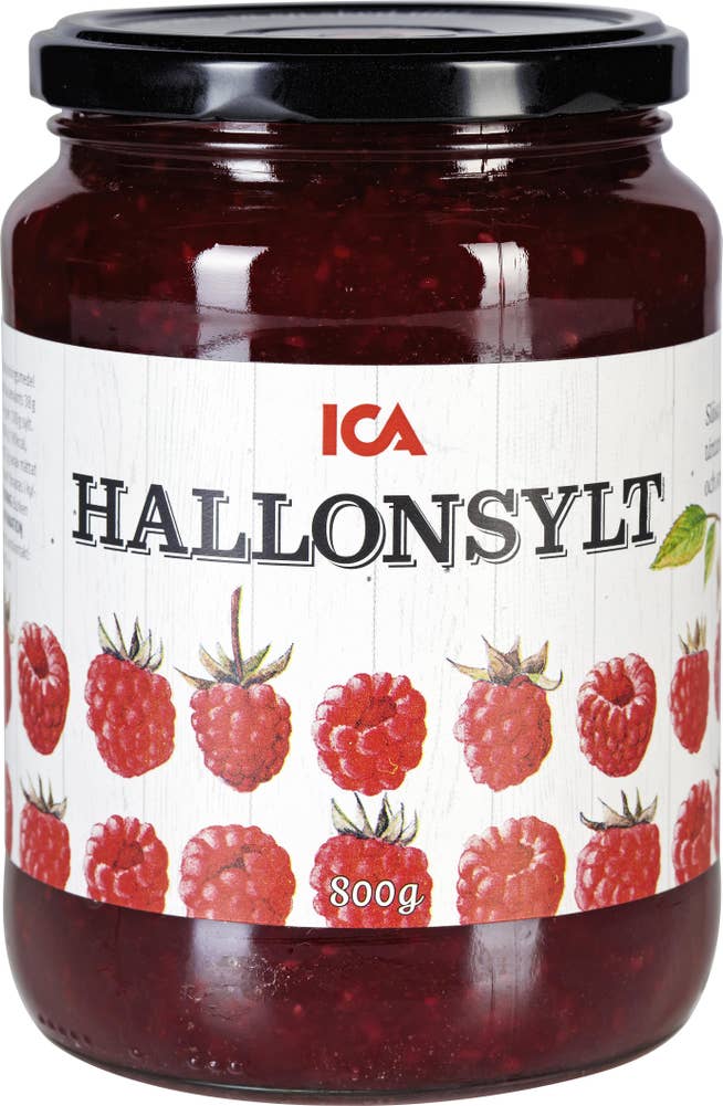 Ej sorterad Hallonsylt Ica