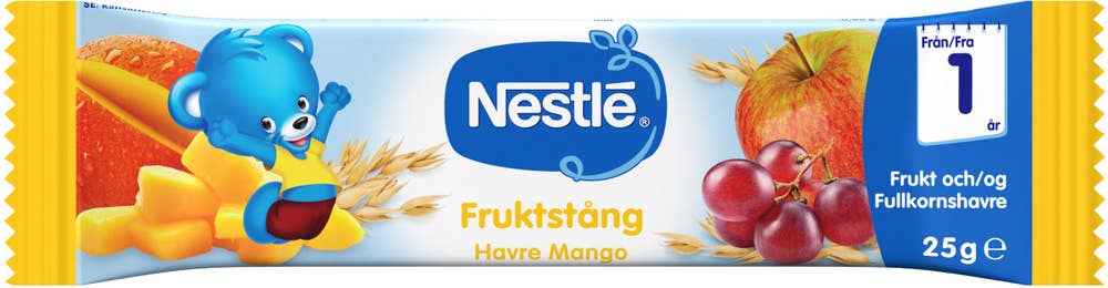 Nestlé Fruktstång Havre & Mango 12M