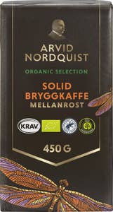 Arvid Nordquist Solid Byggkaffe Mellanrost EKO/KRAV/Fairtrade