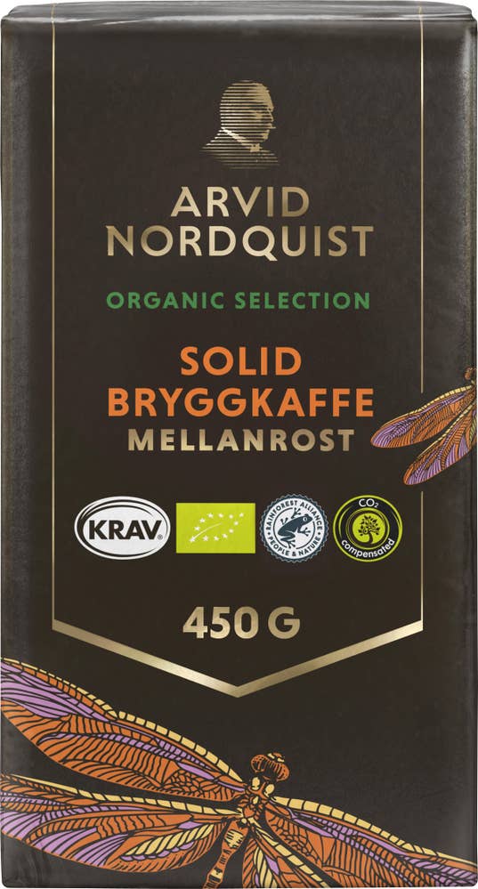 Arvid Nordquist Solid Byggkaffe Mellanrost EKO/KRAV