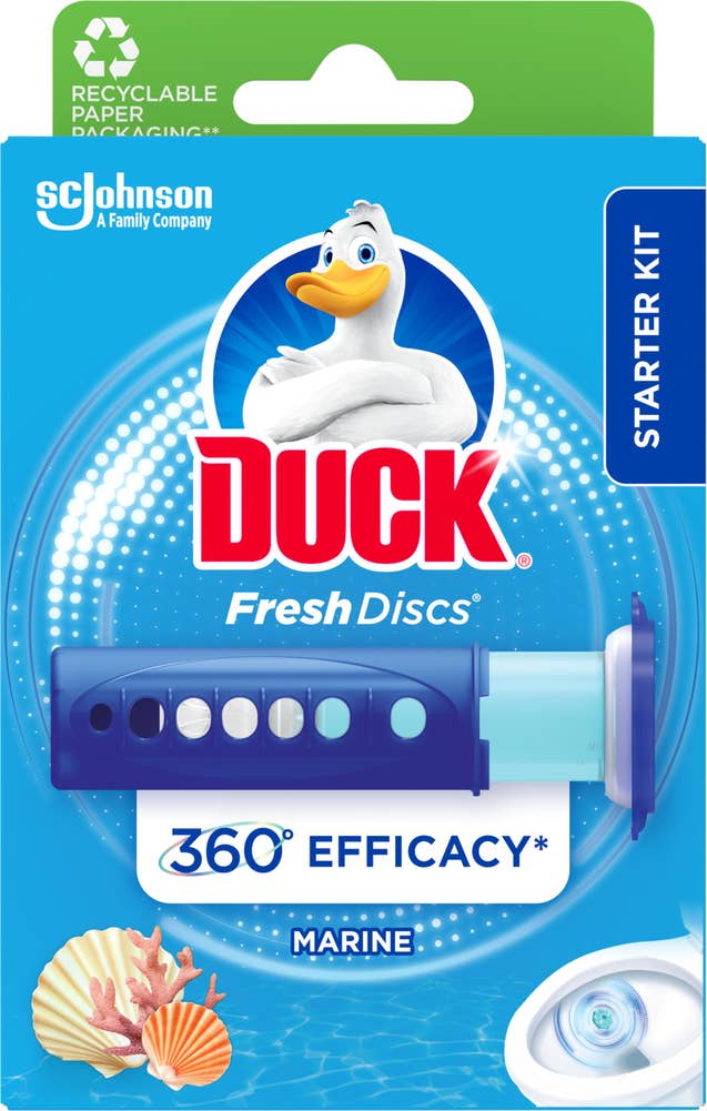 Duck Toalettrengöring Fresh Discs Marine