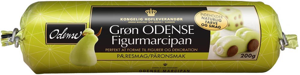 Odense Figurmarsipan Grön Odense