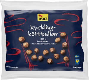 Ivars Kycklingköttbullar Frysta