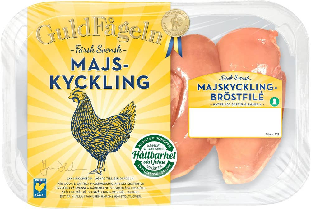 Färsk Majskyckling Bröstfilé 4-p