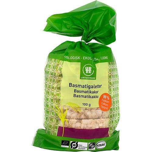 Ej sorterad Riskakor Basmati 100G Urtekram