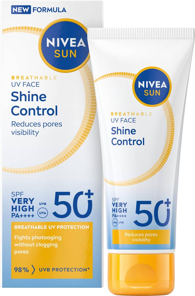 NIVEA Sun Solskydd Face Shine Control SPF50+