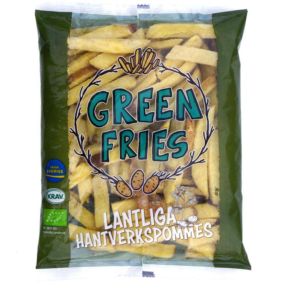 Green Fries Pommes KRAV Fryst