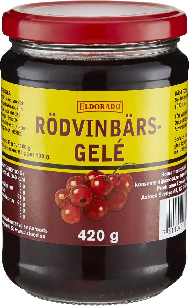 Eldorado Röd Vinbärsgele