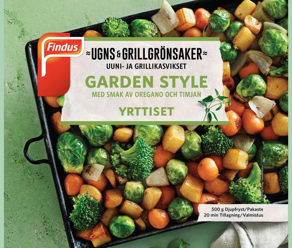 Findus Grönsaksmix Garden Style Frysta 500g