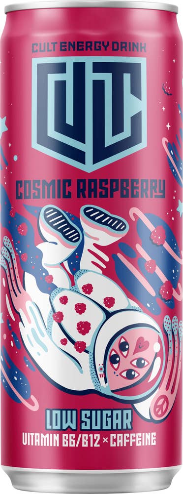CULT Energidryck Cosmic Raspberry