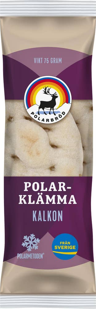 Polarbröd Polarklämma med Kalkon Fryst