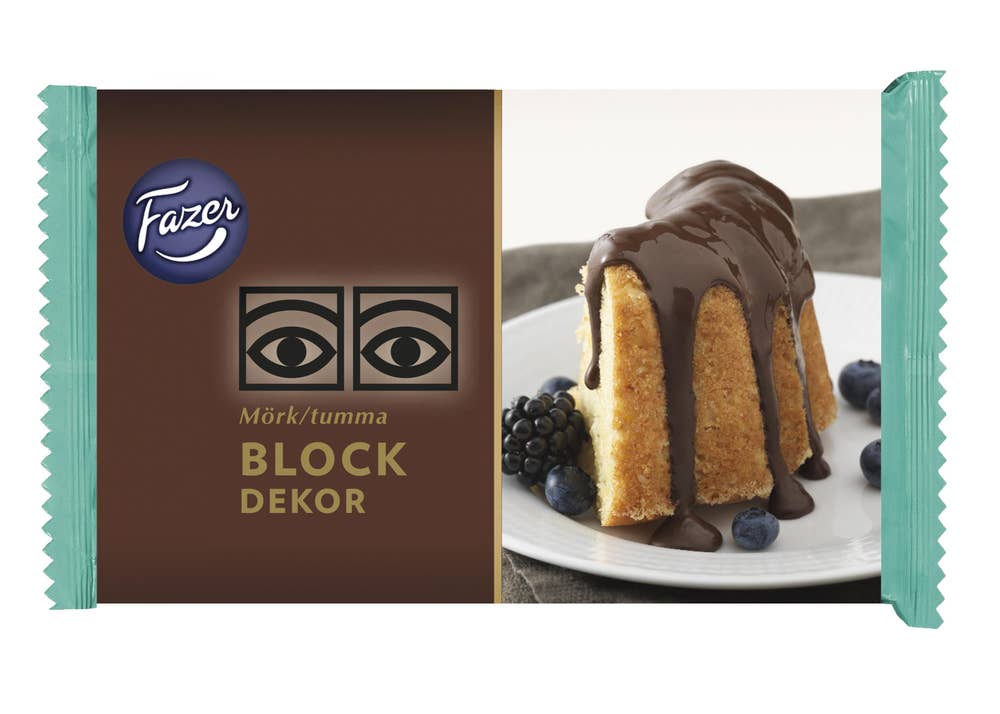 Fazer Konfektyr Blockchoklad Mörk Fazer