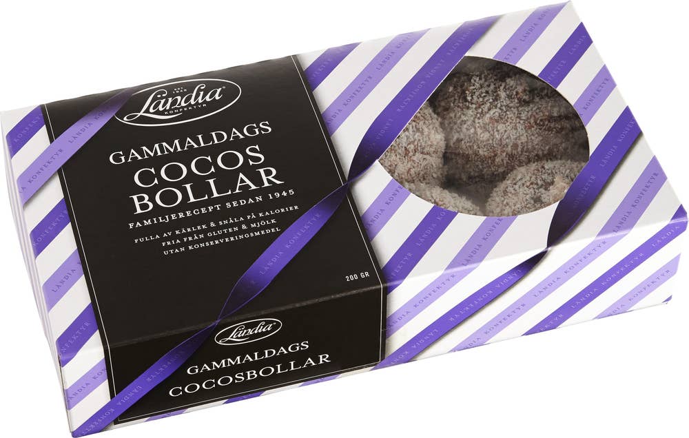 Ländia Gammaldags Cocosbollar Gammaldags Cocosbollar Glutenfri 8-p