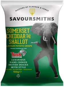 Savoursmiths Chips Somerset Cheddar & Schalottenlök