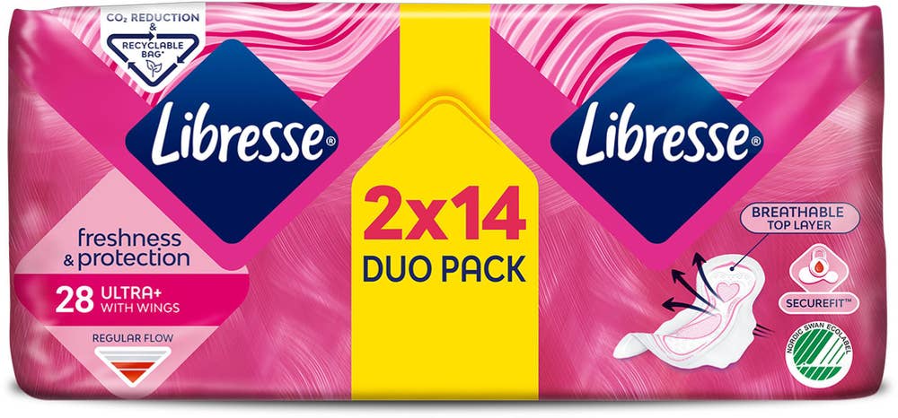 Libresse Bindor Ultra Normal Wing Duopack 28-p Libresse