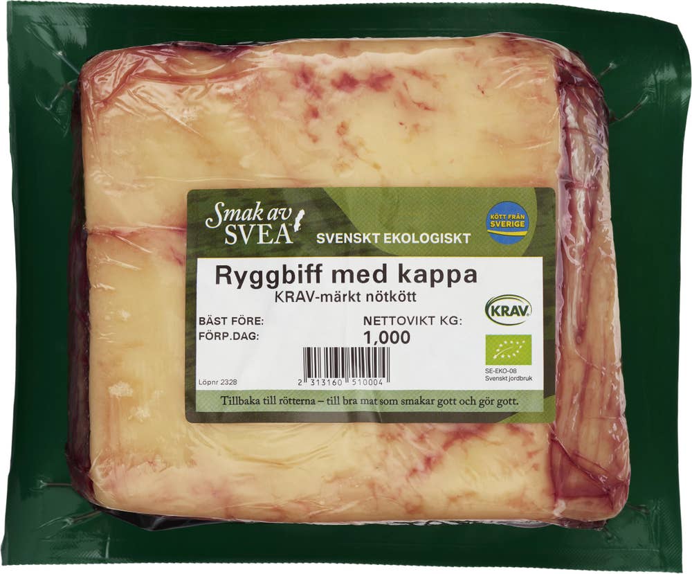 Smak av SVEA Ryggbiff med Kappa KRAV