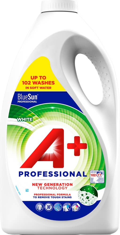 A+ Tvättmedel Flytande Professional White