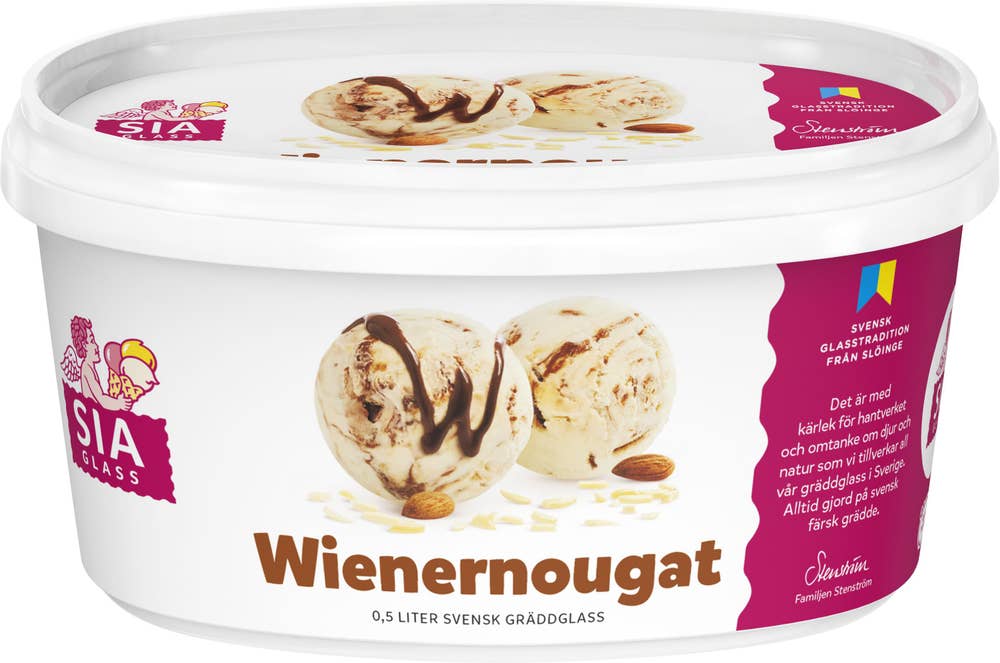 SIA Glass Gräddglass Wienernougat
