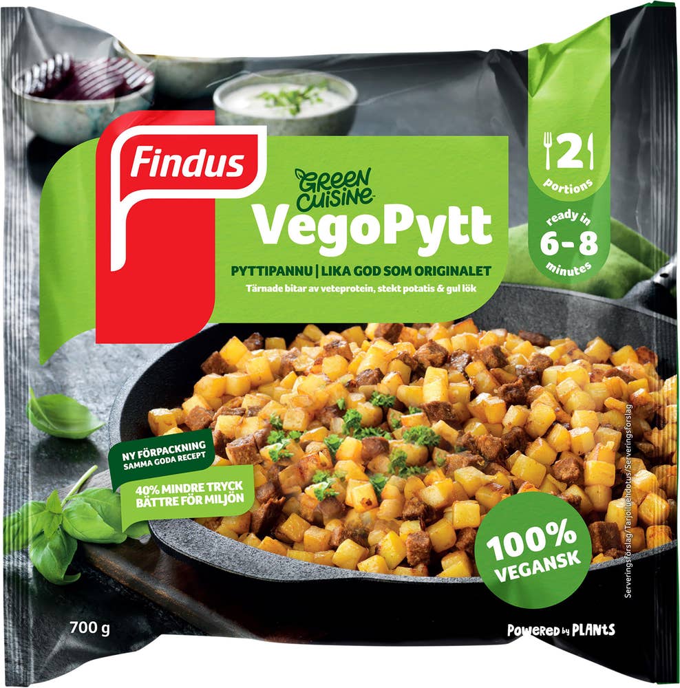 Green Cuisine Vego Pytt Fryst 700g Findus Green Cuisine