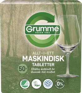 Grumme Maskindisktabletter Allt-i-ett