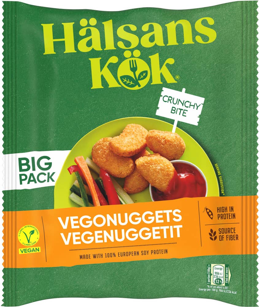 Hälsans Kök Sojanuggets Fryst