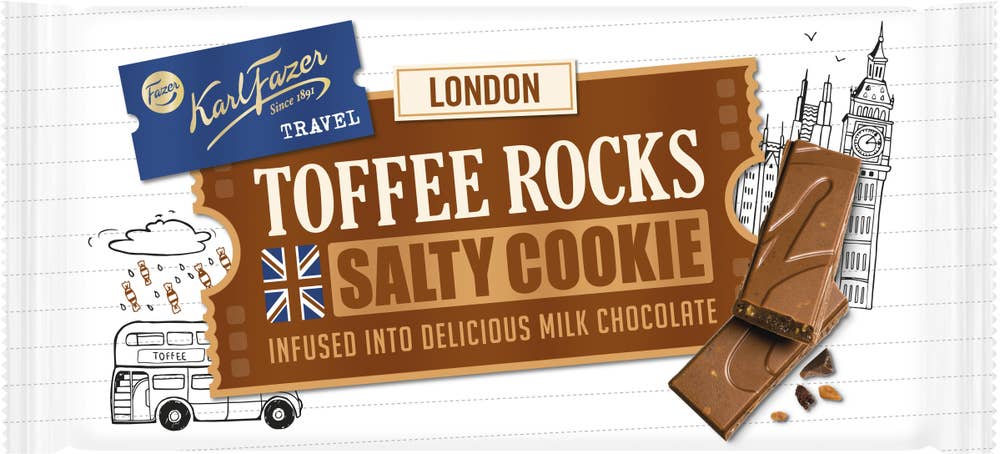 Fazer Konfektyr Travel Toffee Rocks Karl Fazer