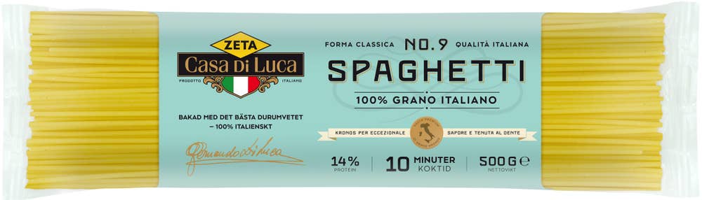 Zeta Spaghetti Casa Di Luca 500g