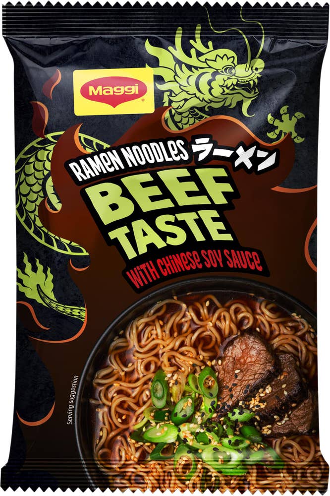 Maggi Ramen Noodles Beef Taste