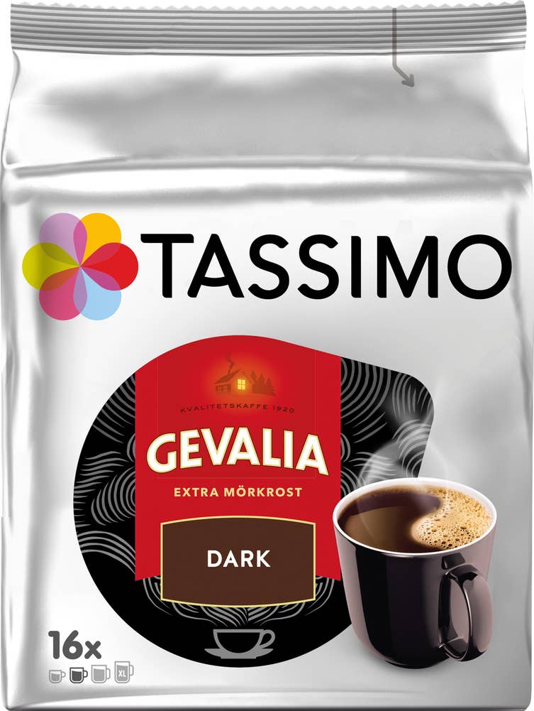 Gevalia Mörkrost 6 Kaffekapslar