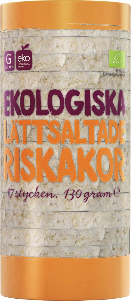 Garant Eko Riskakor Lättsaltade EKO