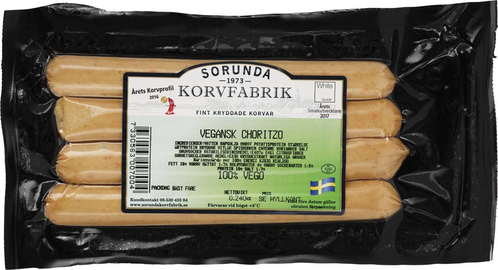 Vegansk Chorizo