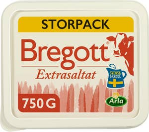 Bregott® Smör & Raps Extrasaltat Storpack 75%