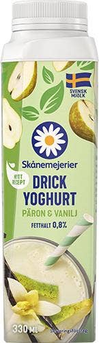 Skånemejerier Drickyoghurt Päron & Vanilj 0,8%