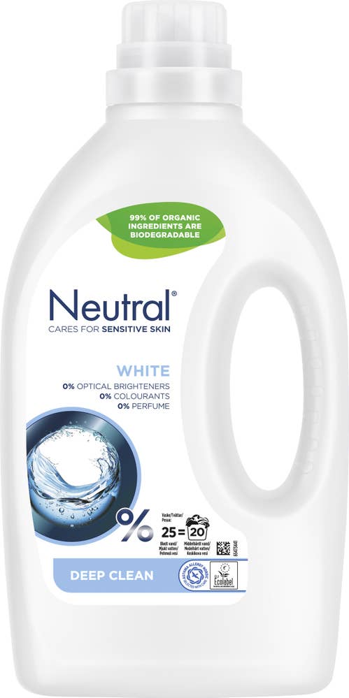 Neutral Flytande Tvättmedel White