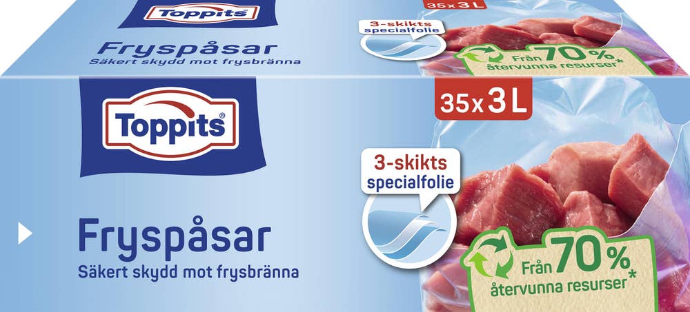 Toppits Fryspåsar 3L
