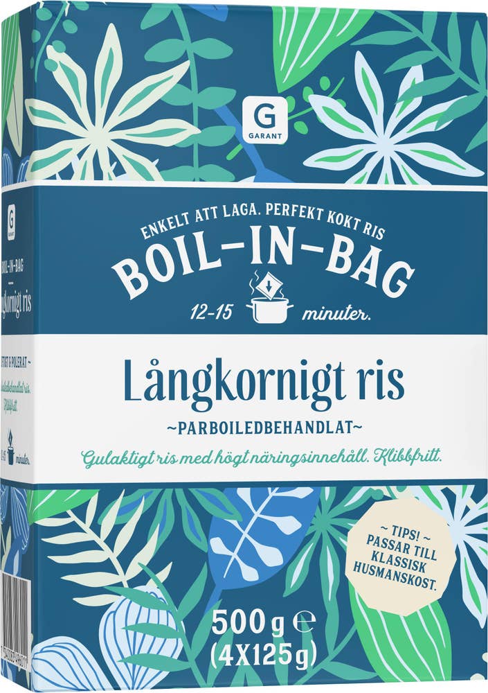 Garant Ris Långkorn Boil-in-Bag 4x125g