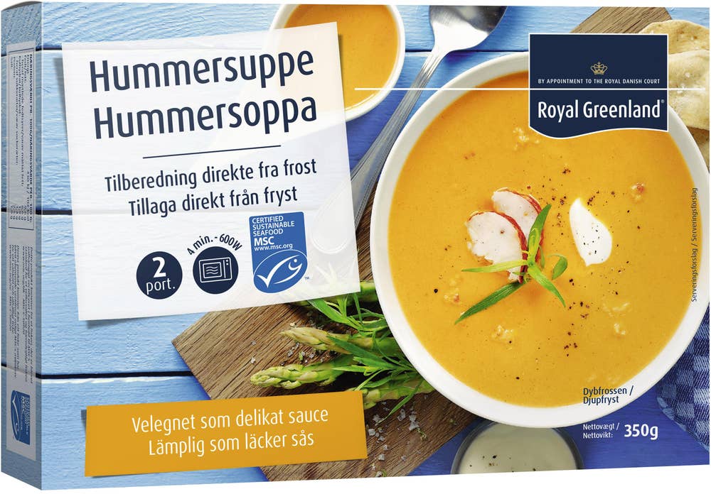 Royal Greenland Hummersoppa MSC Fryst Royalgreenland