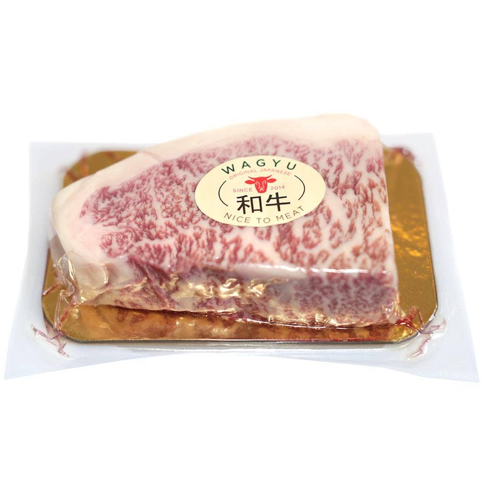Nice to meat Wagyu Ryggbiff Skivad 1 Portion Fryst ca Nice to Meat