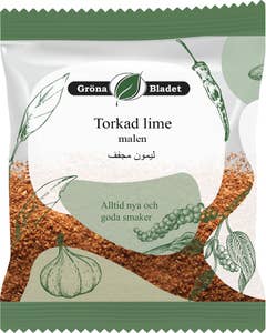 Gröna Bladet Torkad Lime Malen