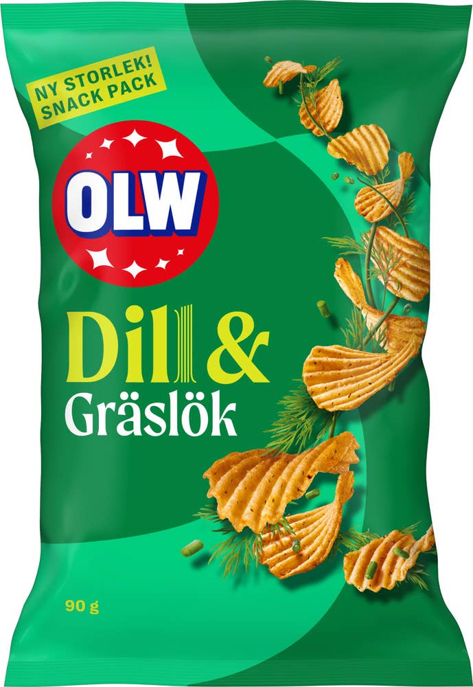 OLW Chips Dill & Gräslök