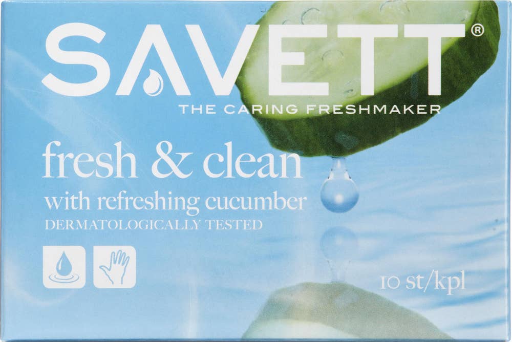 Savett Våtservetter Fresh Sachéer