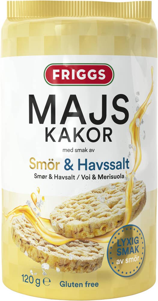 Friggs Majskaka Smör & Havssalt