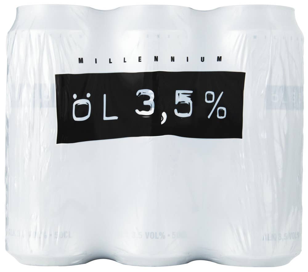Ej sorterad Millenium öl 3,5% 6x Carlsberg