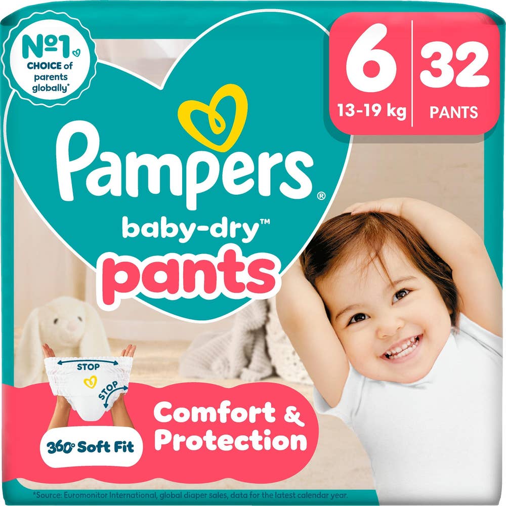 Pampers Byxblöja Babydry S6 13-19kg