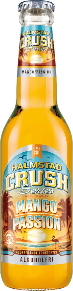 Halmstad Crush Fruktdryck Mango & Passion Alkoholfri
