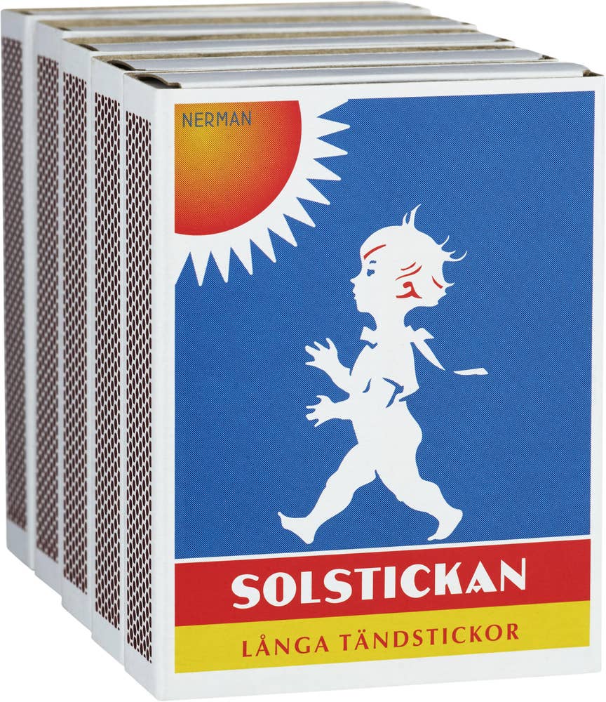 Swedish Match Tändstickor Långa 5-p Solstickan